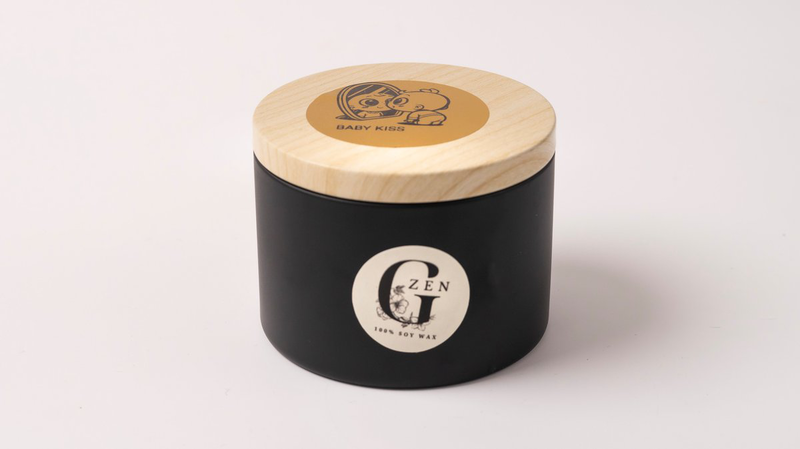 Soy scented  candle | 225gr | Baby Kiss-null