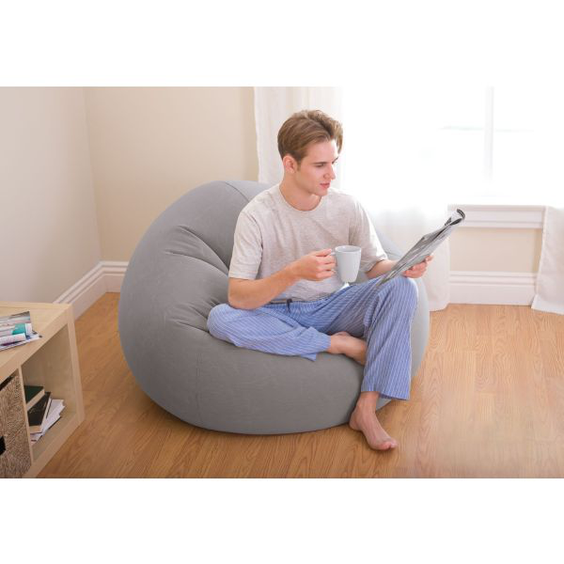 Beanless bag chair grey, , medium image number null