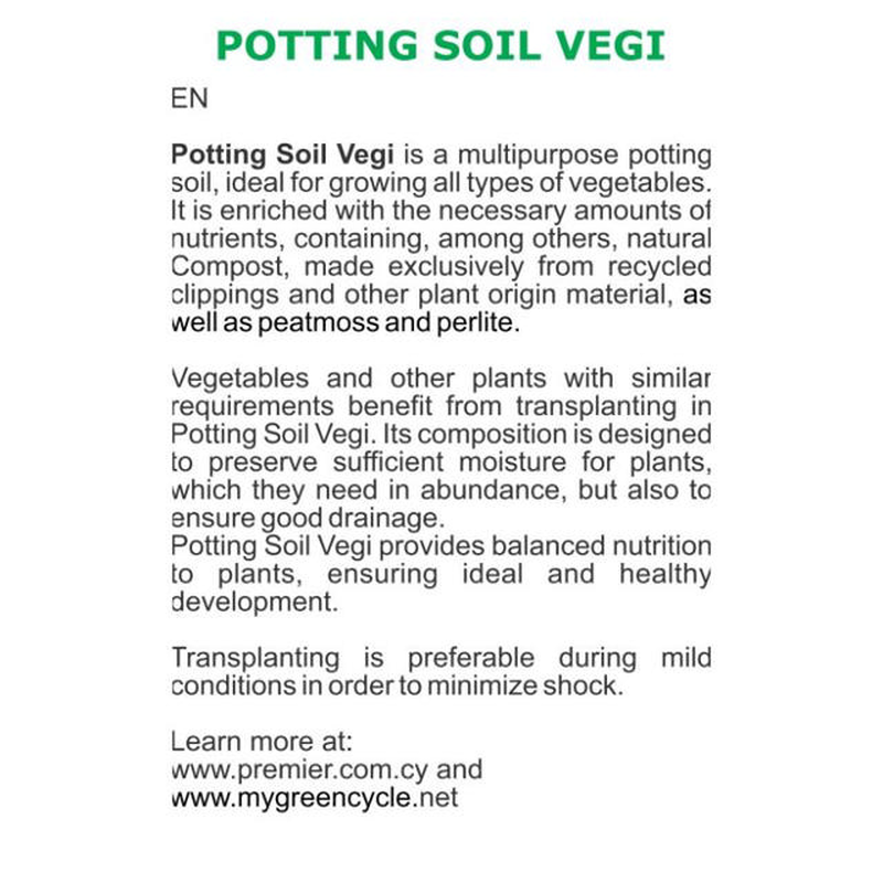 Potting soil vegetables 20l, , medium-null