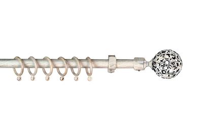 Rod tOLEDo 22/25 140-240 white/gold extendable