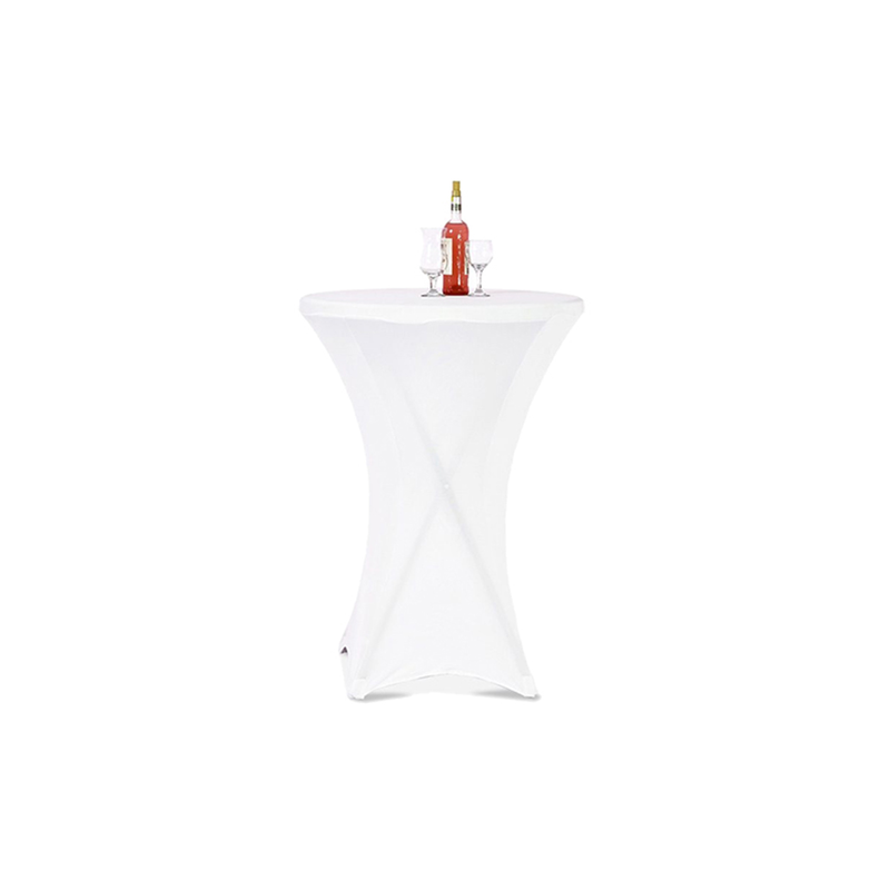 Cover for cocktail folding table 80x110cm white-null