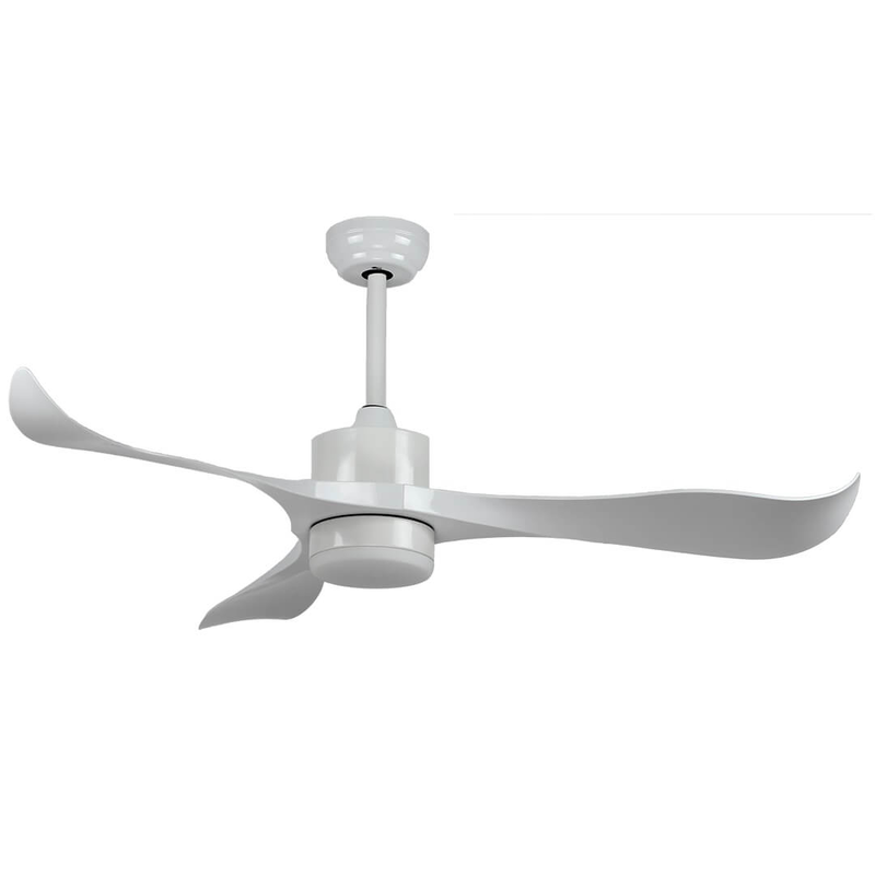 Product image: Sunlight 'valante' ceiling fan dc motor 3-abs blades 52-inch white led 18w 1620lm 3cct remote contro, , medium-null