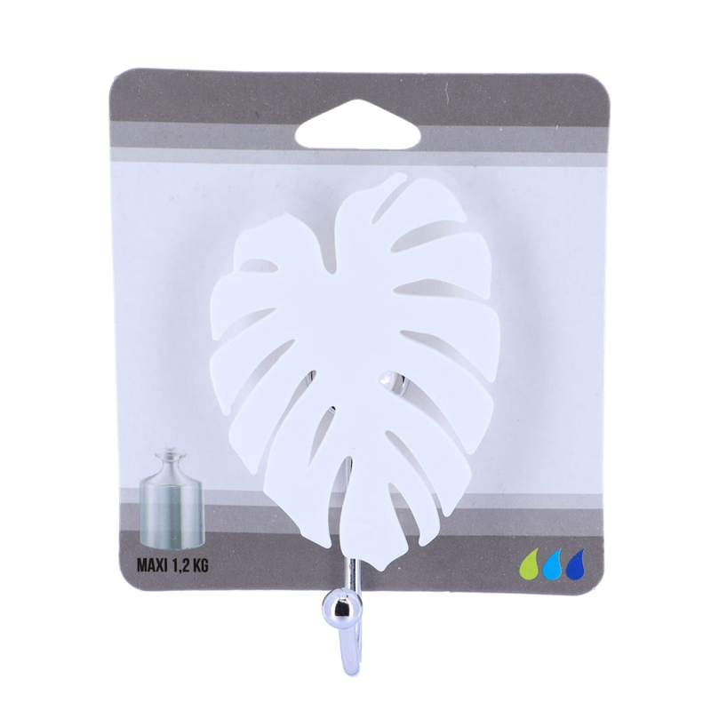 Tendance ps leaf hook /suction cup white, , medium-null