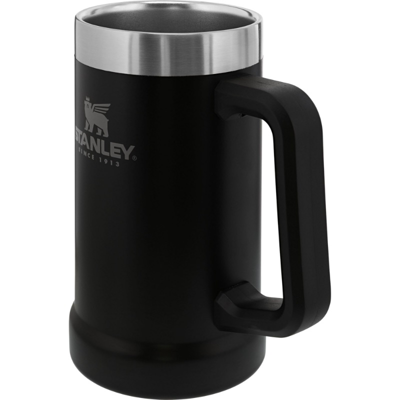 Stanley adventure big grip beer mug 700ml - black, , medium-null