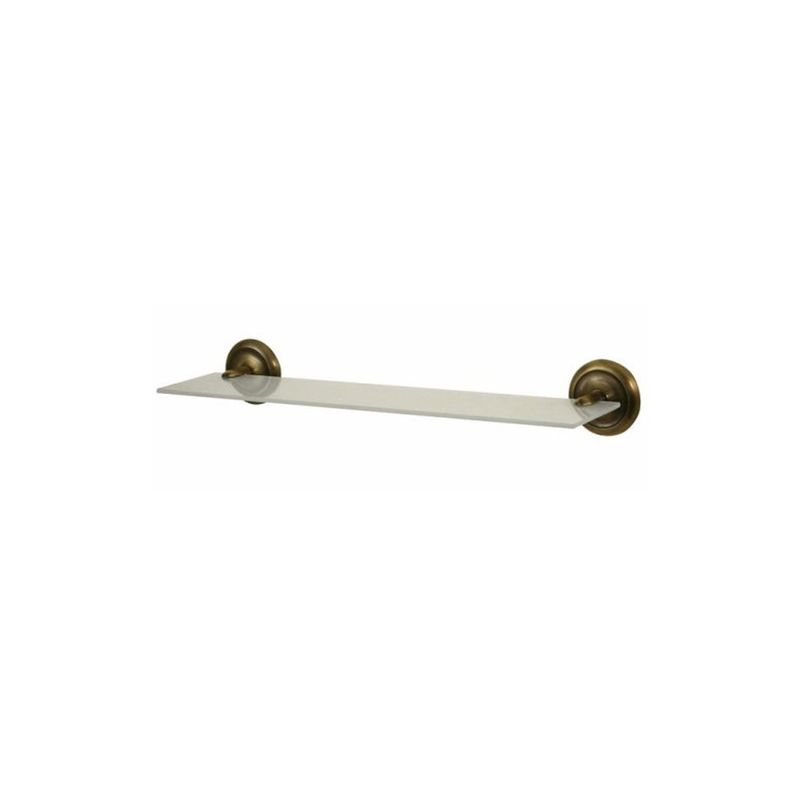 Deco glass bathroom with metal base antique bronze, , medium-null