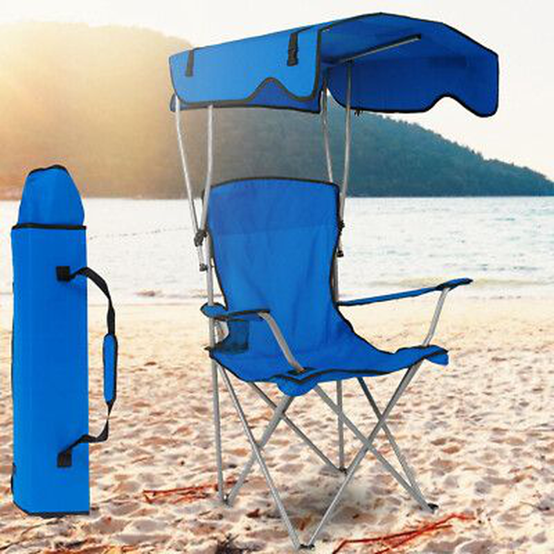 Beach chair with umbrella, , medium-null