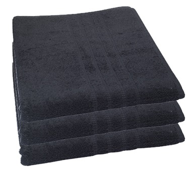 Product image: Πετσετα προσωπου 48x95cm 500gr - μαυρο, , medium-null