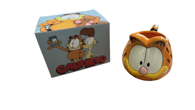 Garfield 3d ceramic mug – funny cartoon coffee cup with gift box, , medium