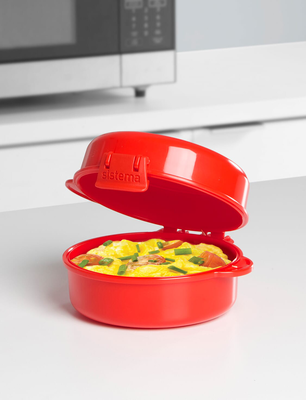 Sistema microwave color easy eggs 271ml 21117,  red, medium