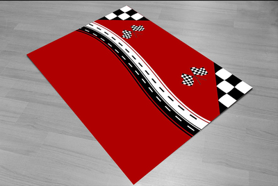 Finish line racing kids carpet, , medium