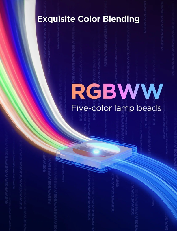 Govee led light strip rgbicww smart Wi-Fi & bt w/protective coating 5m (matter), , medium-null