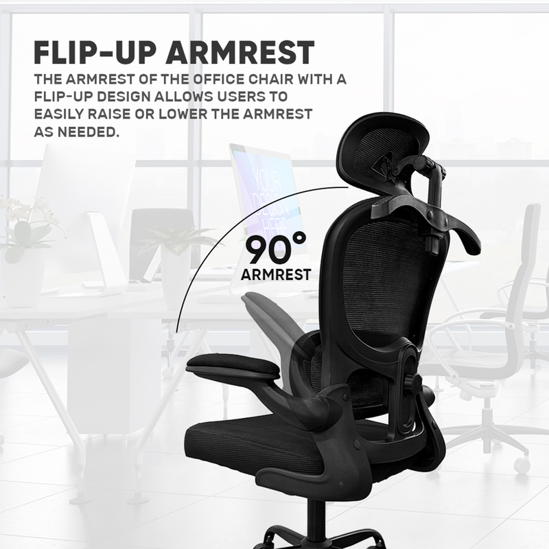 Armaggeddon office chair mesh vertebrae v3 black-null