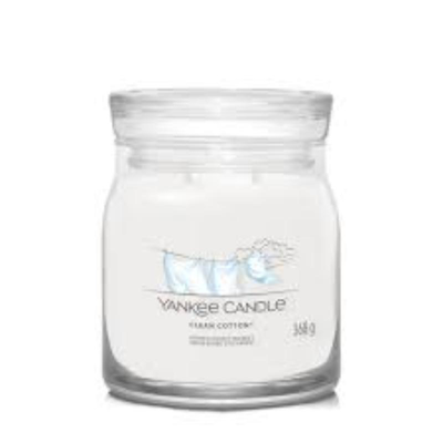 Yankee signature medium jar clean cotton, , medium