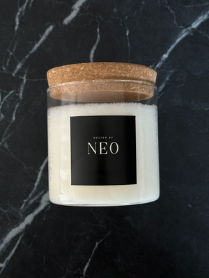 Soy candle melted by neo - loto narciso, White, medium