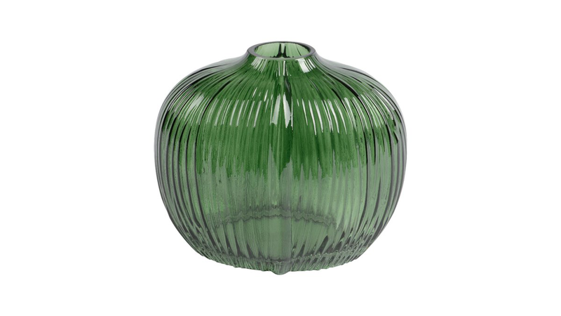 Vase glass transparent spray color-null