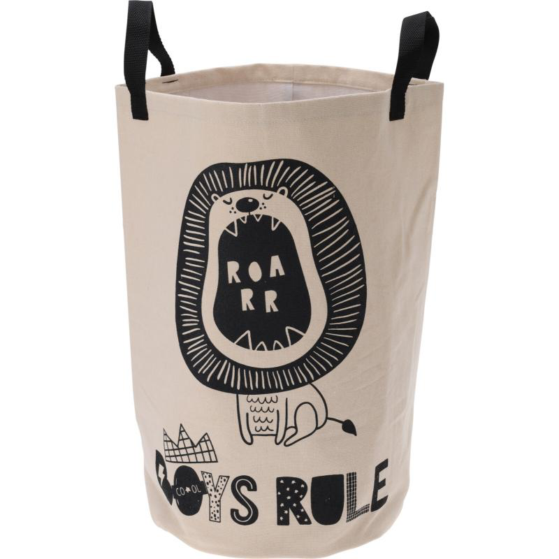 Storage solutions canvas laundry bag 30x48cm - assorted colors, , medium image number null