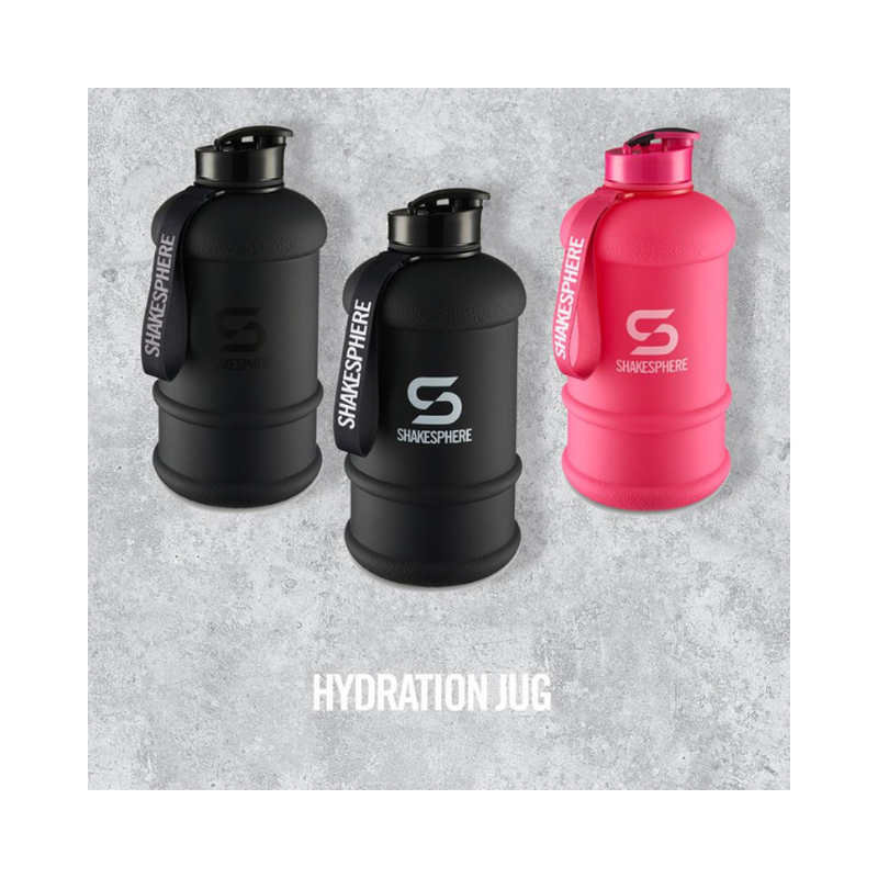 Shakesphere hydration jug 2.2l matte black/black logo-null