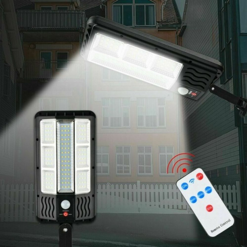 Product image: Aerbes ηλιακό φωτιστικό εξωτερικού χώρου με αισθητήρα κίνησης και τηλεχειριστήριο ip65, , medium-null