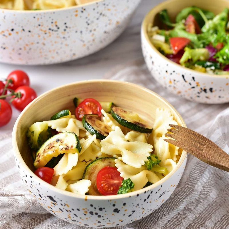 Product image: Bamboo snack & dip bowl (15cm diameter), , medium-null