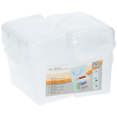 Ohm tiny storage box 9.5x6.5x8.7cm - 2 pieces, , medium
