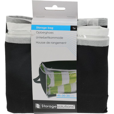 Storage solutions storage bag 45x30x20cm - black, , medium