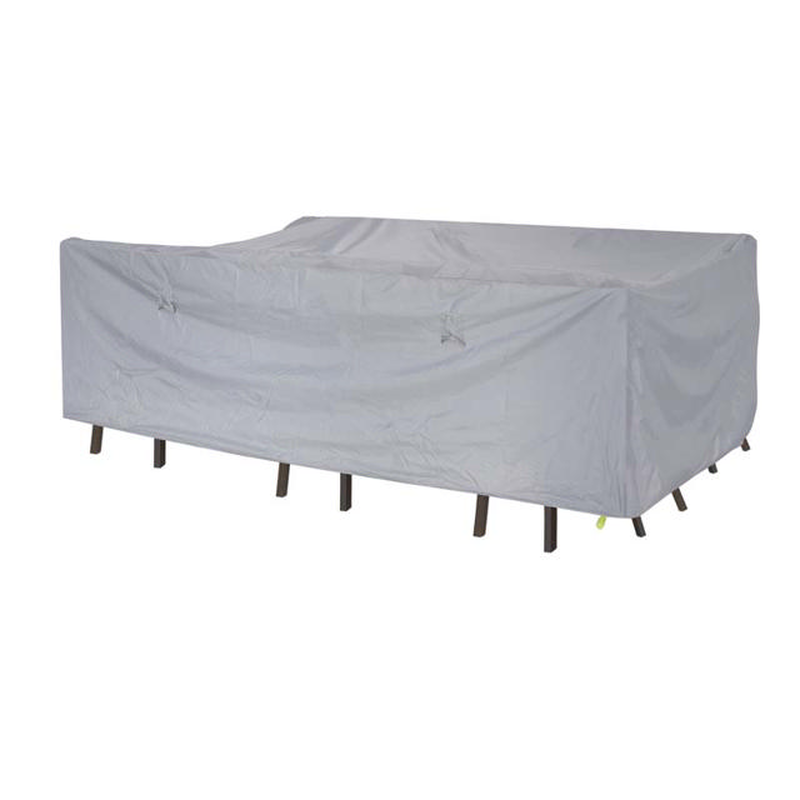 Rectangular table cover xl 350x130xh80cm - cool grey, , medium-null