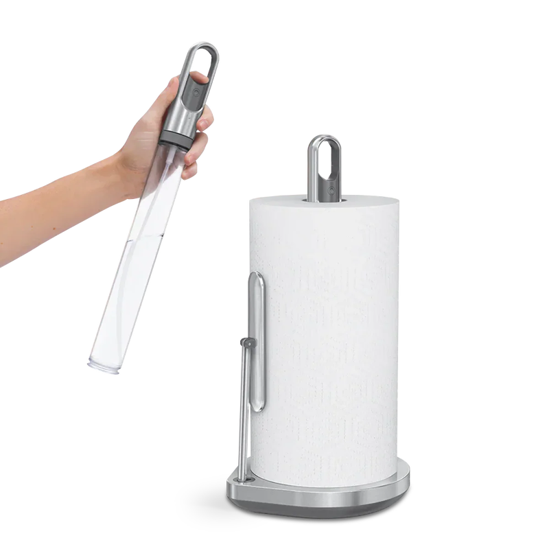 Paper towel holder with spray-null