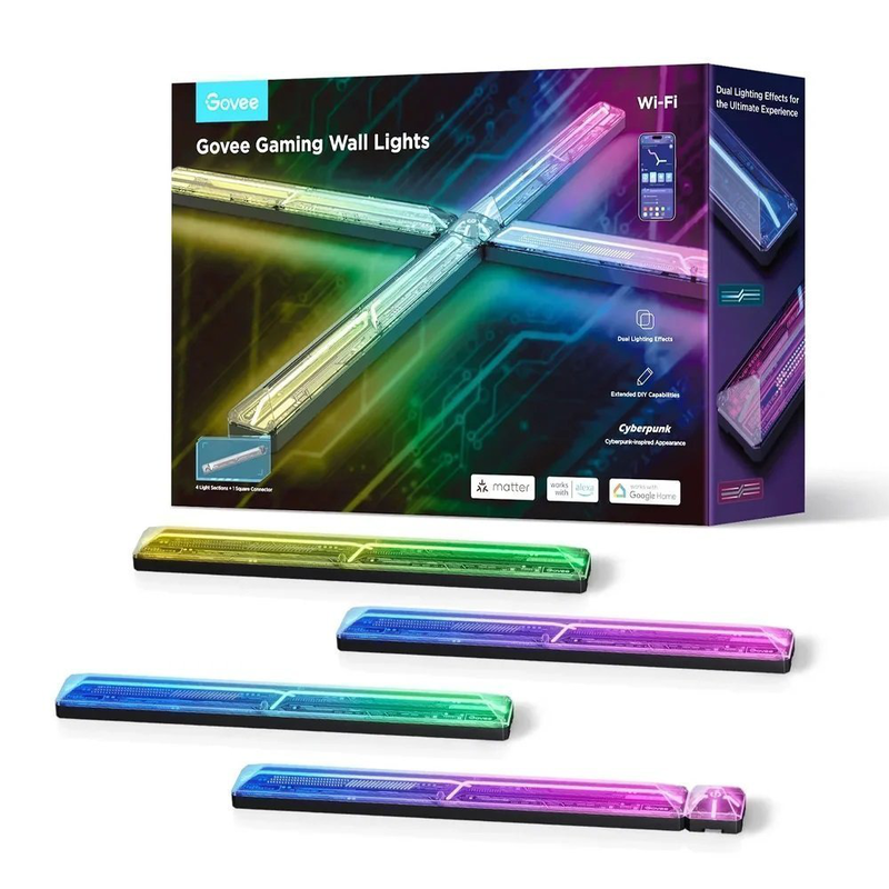 Govee gaming wall h6063 4+1 kit, , medium-null