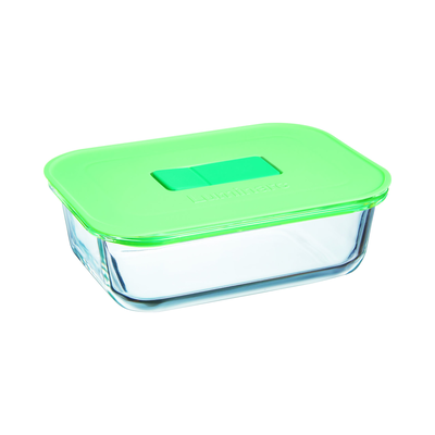Luminarc joy box ορθογωνιο 630ml - πρασινο, , medium