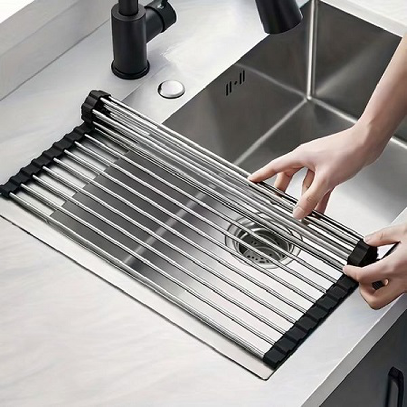 Ankor over the sink roll up drying rack 48.5x33x1cm 850273, , medium-null