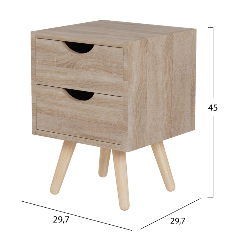 Homemarkt &kappa;&omicron;&mu;&omicron;&delta;&iota;&nu;&omicron; dinkl 29,7x29,7x45cm &mu;&epsilon; 2 &sigma;&upsilon;&rho;&tau;&alpha;&rho;&iota;&alpha; - sonoma &delta;&rho;&upsilon;&sigmaf;, , medium-null