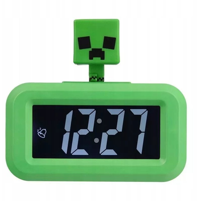 Paladone minecraft creeper clock alarm mini, , medium