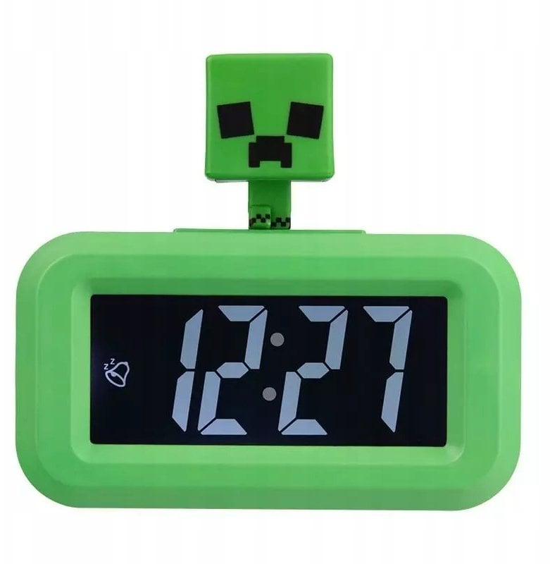 Paladone minecraft creeper clock alarm mini, , medium-null