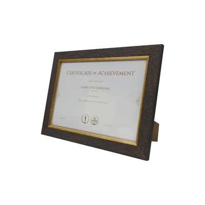 Diploma κορνιζα α4 - καφε