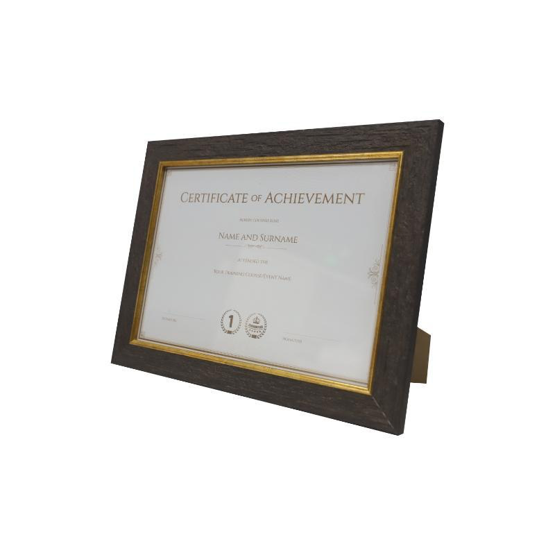 Diploma κορνιζα α4 - καφε, , medium image number null