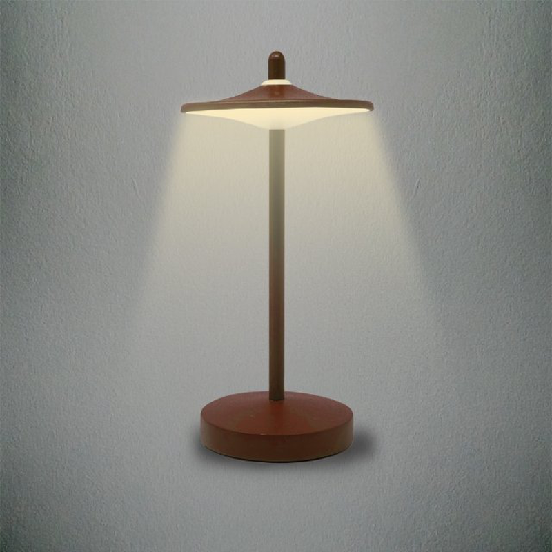 Kelu sake USB-c rechargeable ip44 aluminium lamp 130lm corten, , medium-null