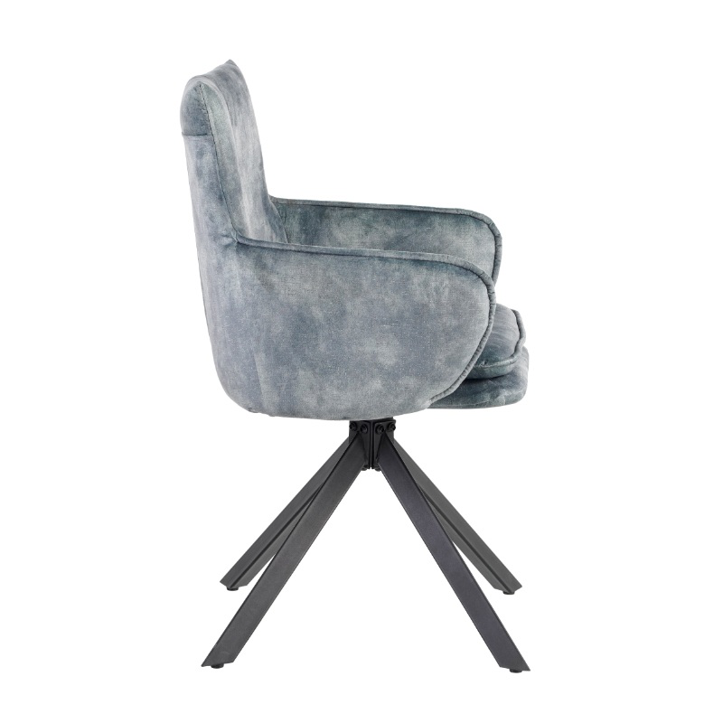 Ava dining chair - blue, , medium-null