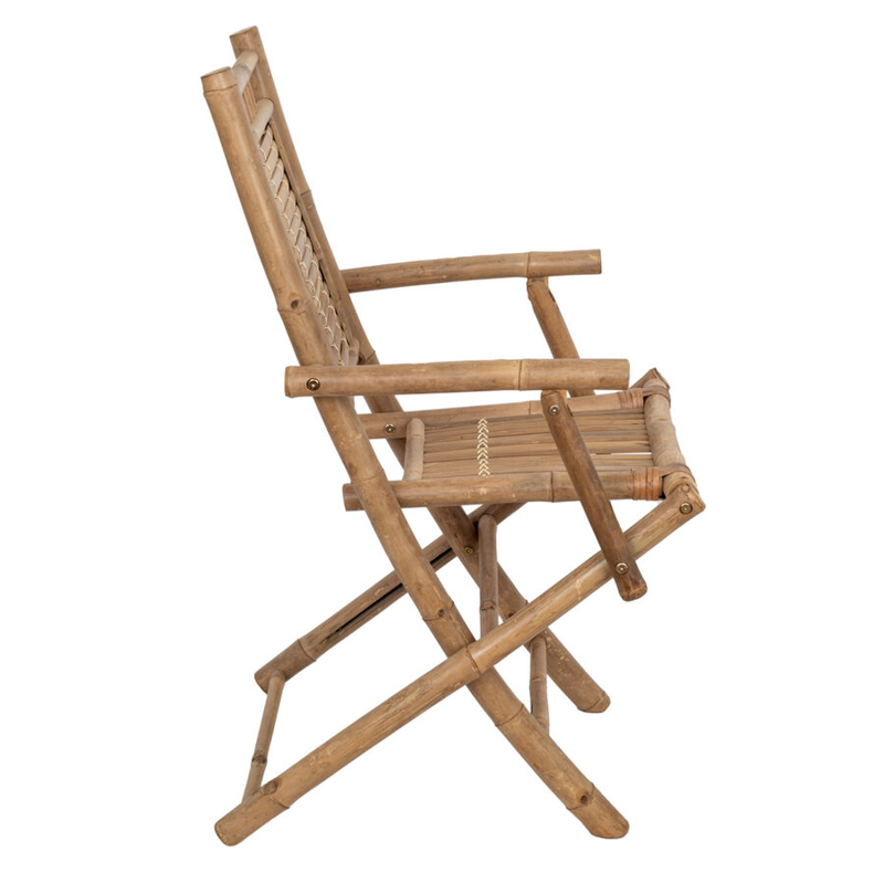 Folding bamboo chair, , medium-null