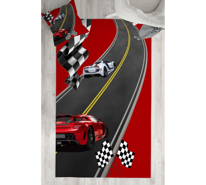 Micro polyester fabric, thickness 11 mm non slip faux leather underside, 100x150 cm, , medium-null