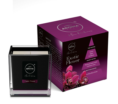 Aroma black series candle exotic flower 155gr