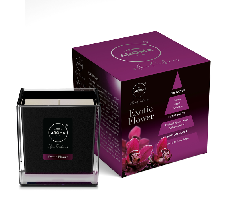 Aroma black series candle exotic flower 155gr, , medium image number null