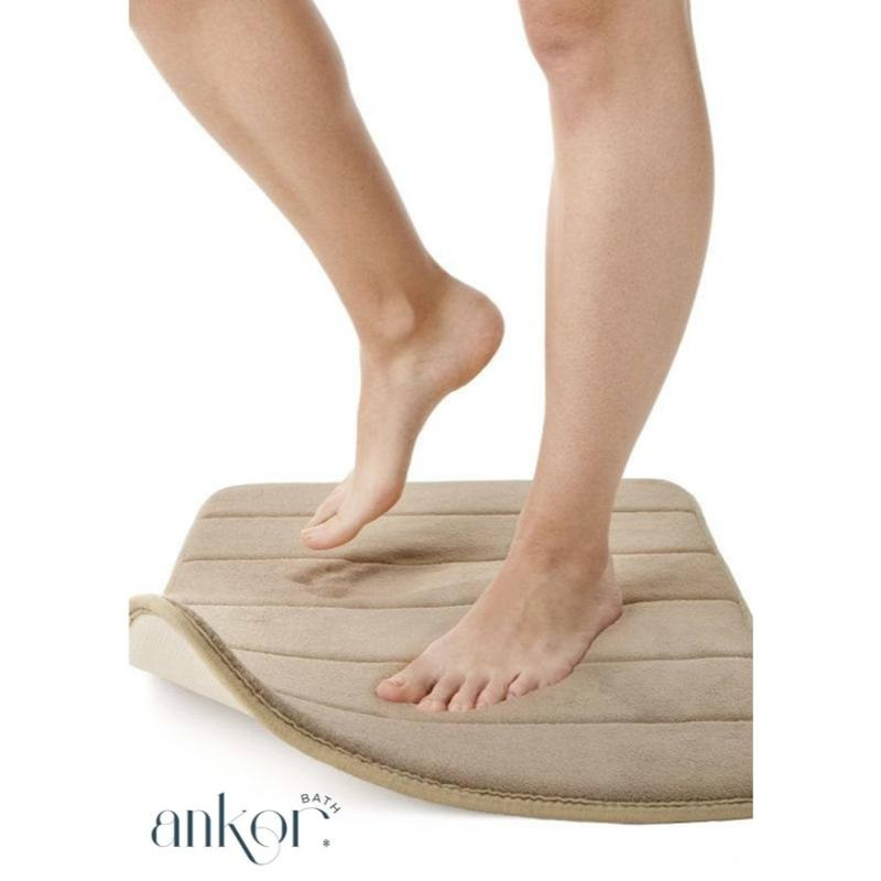 Ankor bathmat memory foam 80x50cm - beige, , medium-null