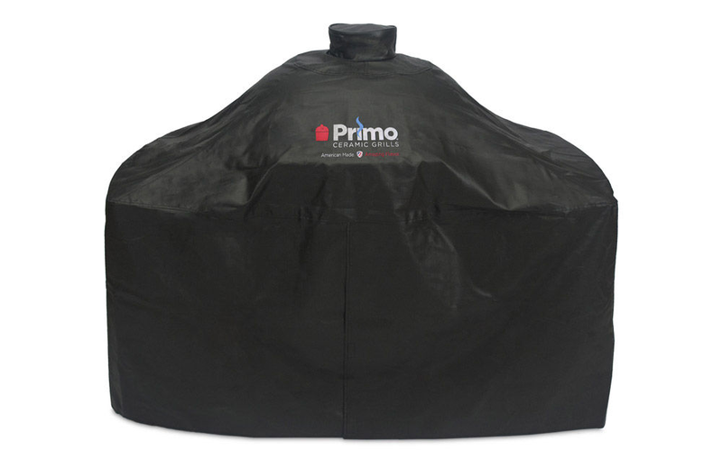 Primo cover for oval xl400 & lg300 in cart with steel side tables, , medium image number null