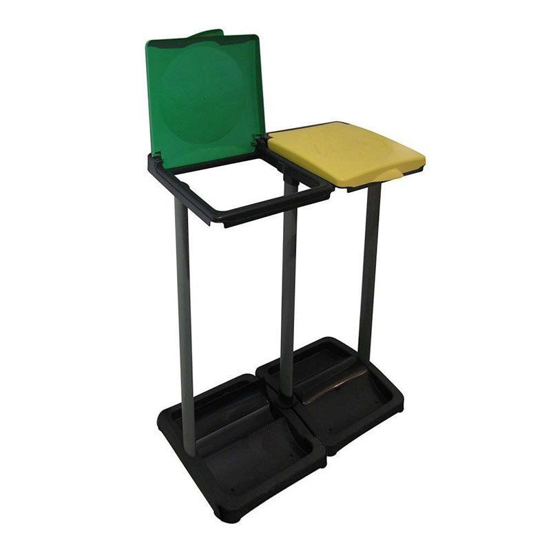 Product image: Διπλή βάση για σακούλες απορριμμάτων με χρωματιστά καπάκια 64 x 36 x 81 cm mws17008, , medium-null