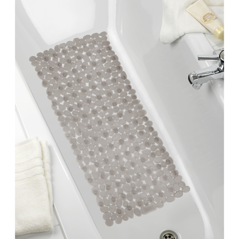 Wenko bath mat rectangular 36x71cm - taupe, , medium-null