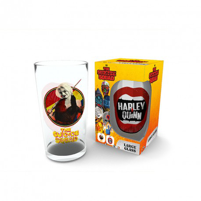 Abysse dc comics harley quinn glass, , medium