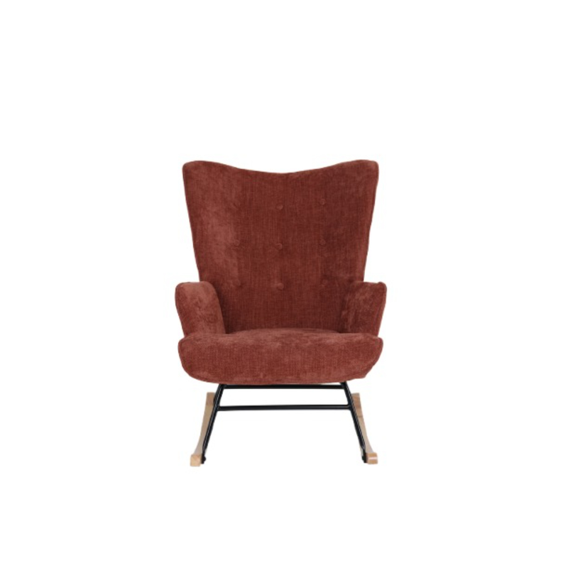 Nataly rocking chair - brown, , medium-null