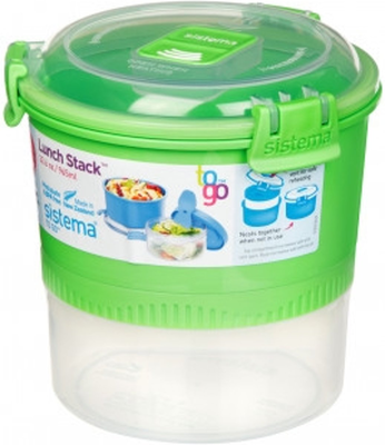 Sistema to go lunch stack 965ml - assorted colors, , medium
