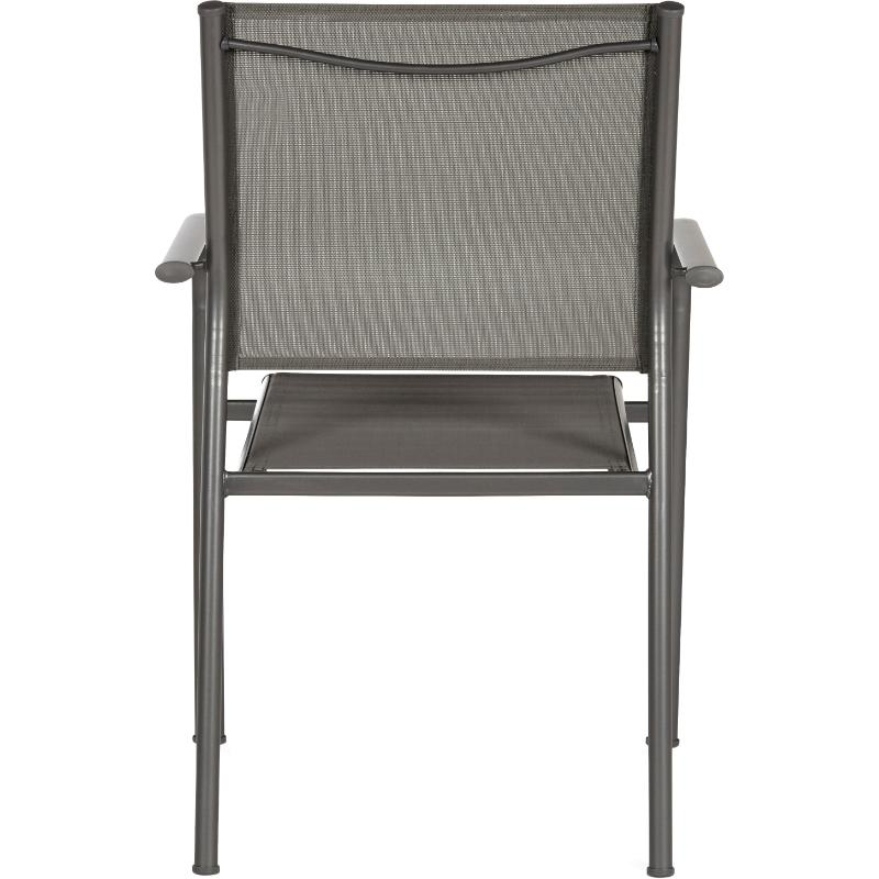 Dallas steel chair - grey, , medium-null