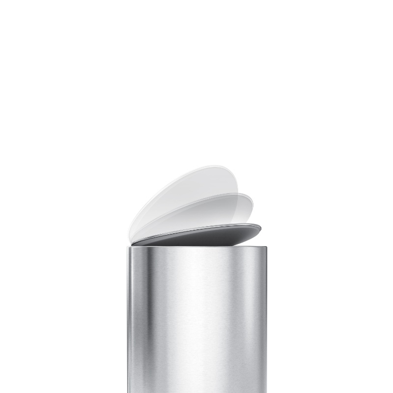 Simplehuman semi-round pedal bin 6l - brushed stainless steel, , medium image number null